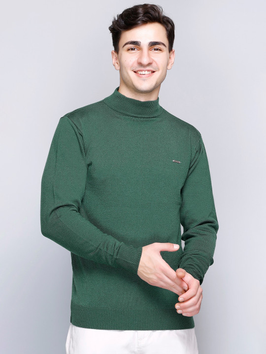GODFREY High Neck Woollen Pullover