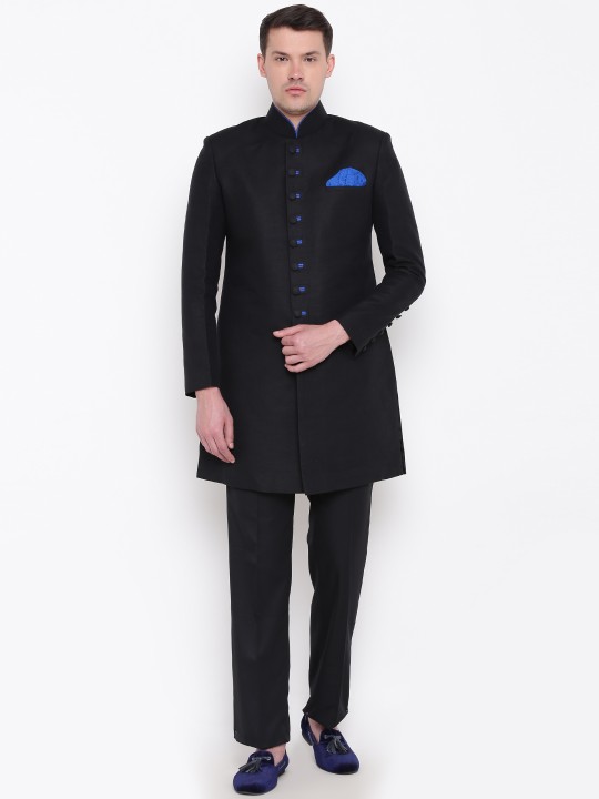 Black Sherwani M