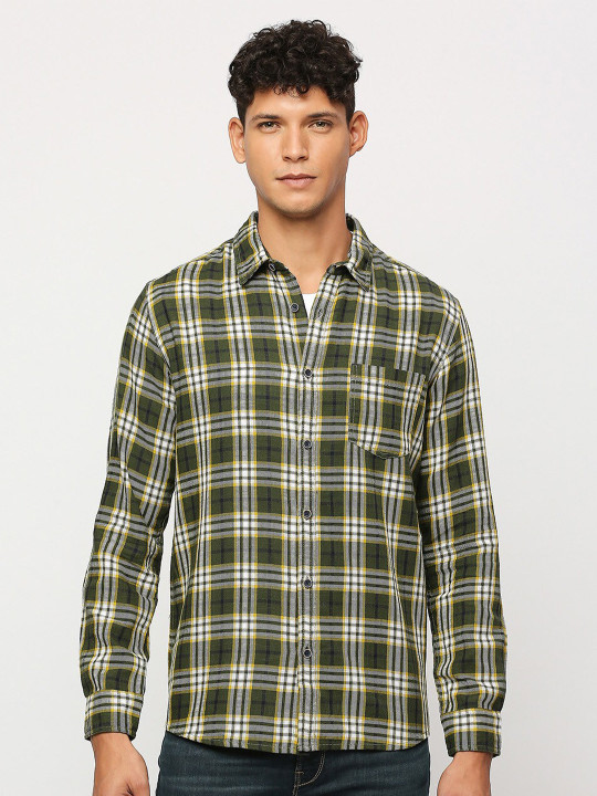 Pepe Jeans Tartan Checked Pure Cotton Casual Shirt