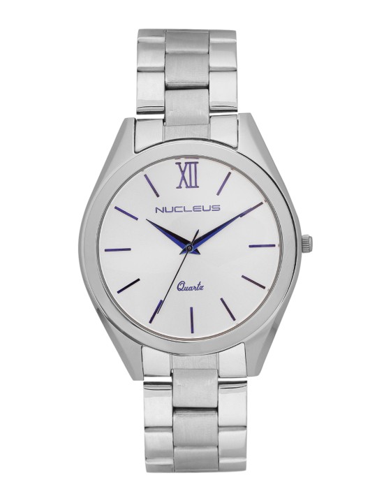 Unisex Silver-Toned Analogue Watch NMKSSSW