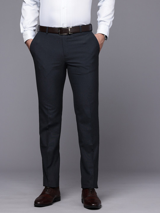 Raymond Men Slim Fit Formal Trousers