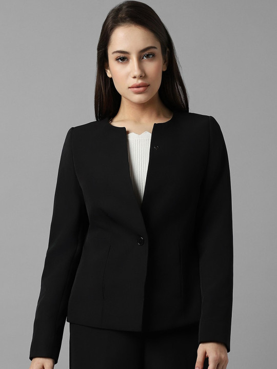 Allen Solly Woman Single-Breasted Blazer