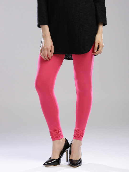Wishful by Women Pink Churidar Leggings