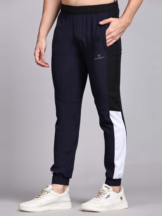 Dpassion Men Quick Dry Gym Training Track Pants Stretchable Workout Running Activewear