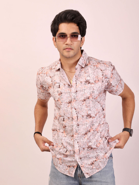 DEZANO Classic Floral Printed Casual Shirt