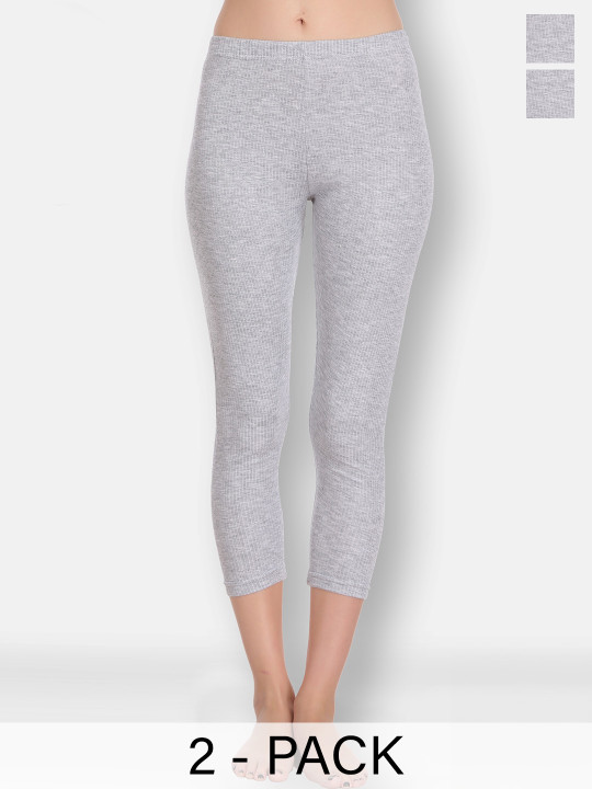 SELFCARE Women Pack Of 2 Breathable Thermal Bottoms