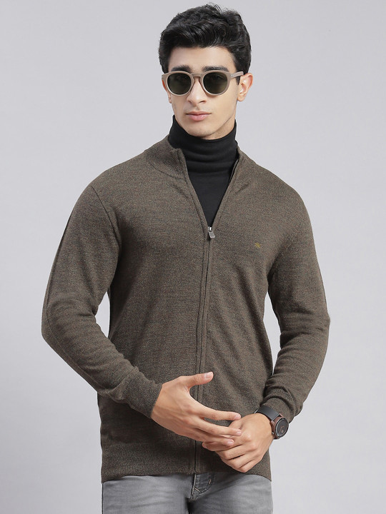 Monte Carlo Mock Collar Woollen Cardigan