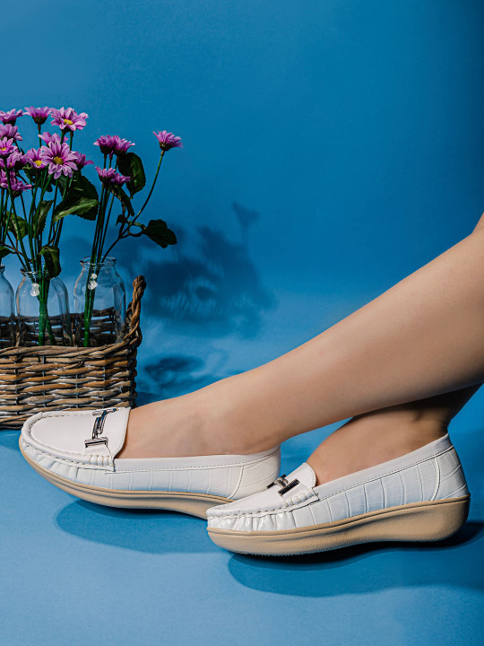 Shezone Women Lightweight Horsebit Loafers