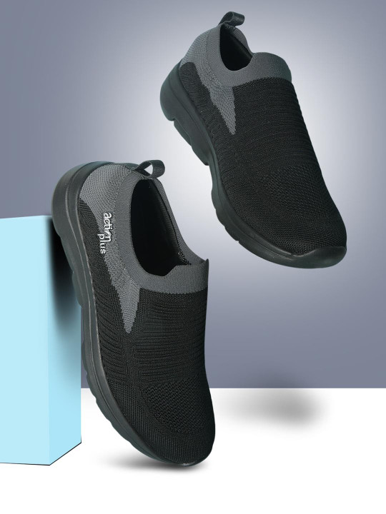 Action Men Textured Slip-On Sneakers