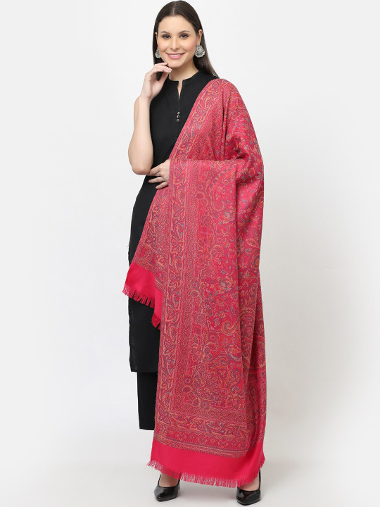 WEAVERS VILLA Paisley Woven Design Winter Shawl
