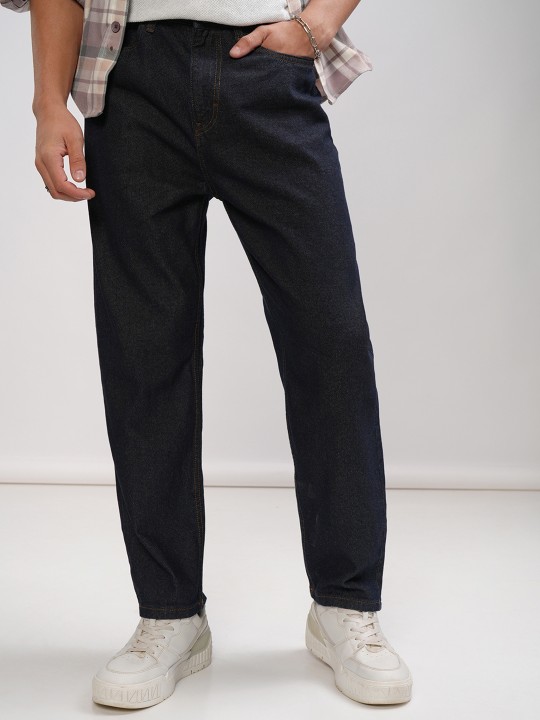 Men Loose Fit Mid-Rise Cotton Jeans deal from myntra