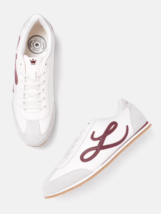Louis Philippe Sport Men Colourblocked Leather Sneakers