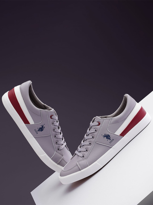 U.S. Polo Assn. Men CLARKIN 3.0 Minimal Striped Sneakers