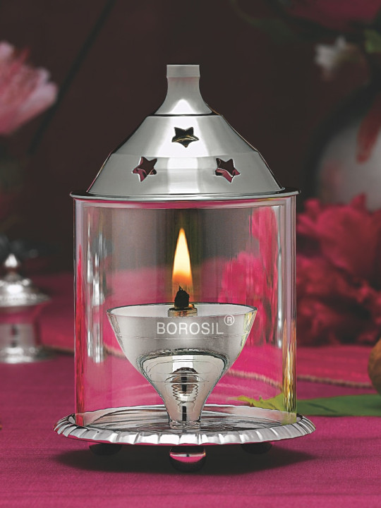 BOROSIL Metal Easy to Clean Diwali Diyas