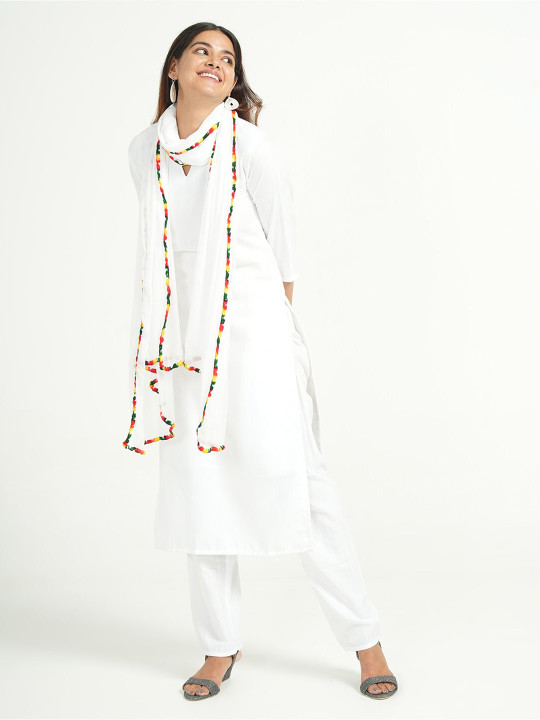 HELLA FASHIONS Chiffon Dupatta