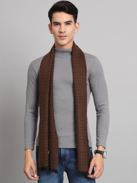 HANDICRAFT PALACE Checked Design Woolen Muffler