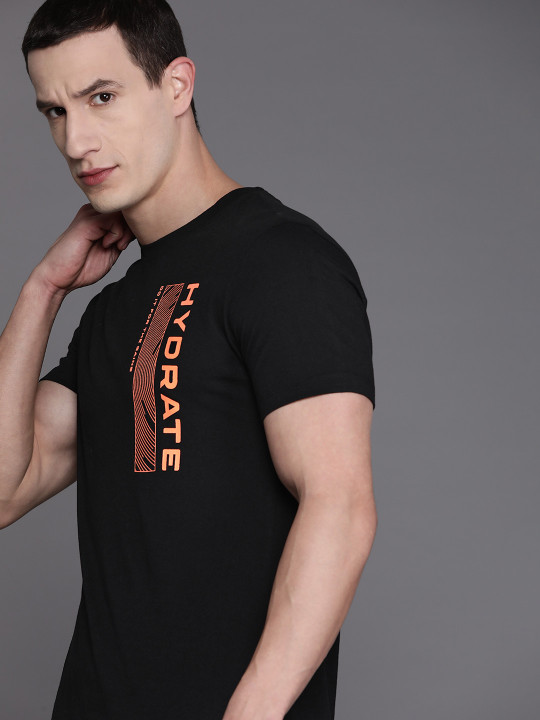HRX by Hrithik Roshan Printed Rapid-Dry Training T-shirt