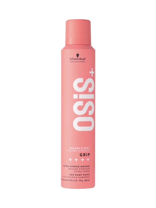 Schwarzkopf Professional OSiS+ Grip Extra Strong Hair Styling Mousse For Volume and Natural Shine