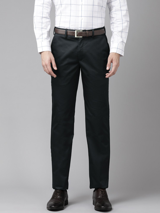 Park Avenue Men Super Slim Fit Pure Cotton Formal Chinos