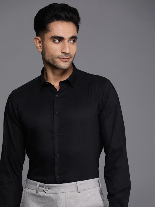 Louis Philippe Ath.Work Men Super Slim Fit Formal Shirt