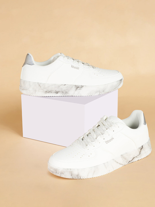 Ajile by Pantaloons Men Perforated Lace-Up Sneakers