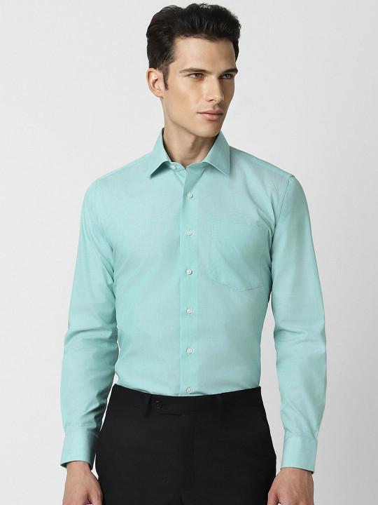 Van Heusen Spread Collar Slim Fit Pure Cotton Formal Shirt