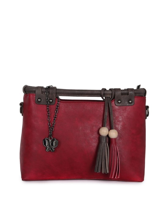 Red Solid Clutch