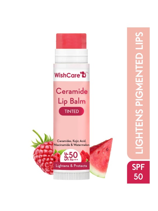 Wishcare Tinted Ceramide Lip Balm With Spf50 Pa+++ -