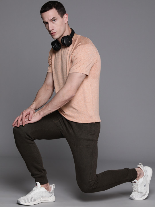 HRX by Hrithik Roshan Men Raglan Sleeves Rapid-Dry Sports T-shirt