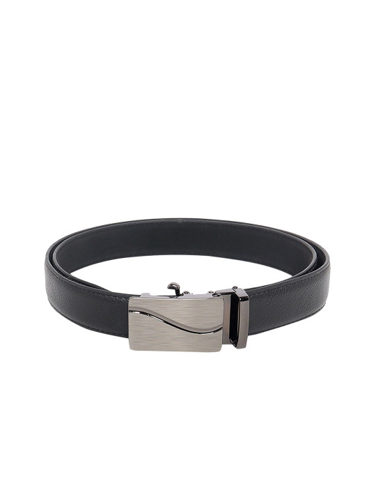 Zacharias Men Textured Synthetic Leather Formal Belt