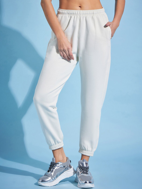 98 Degree North Women Straight Fit Fleece Joggers