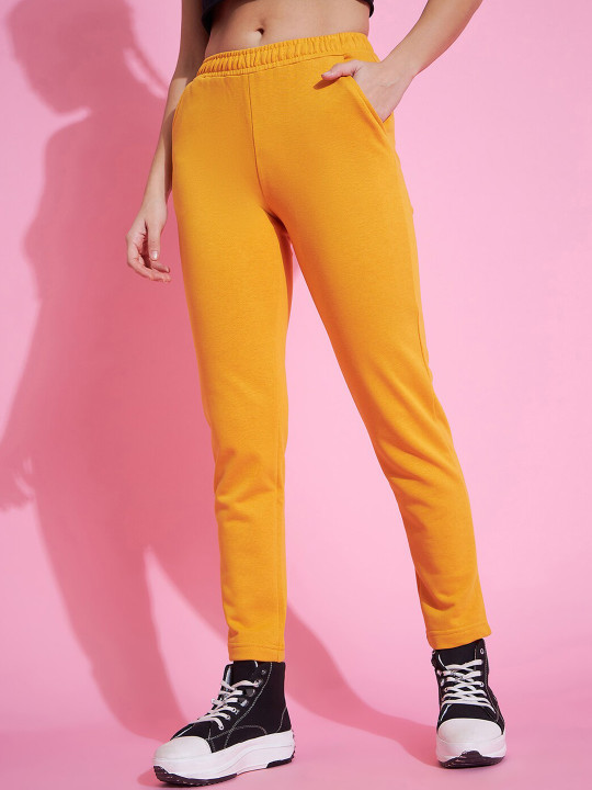98 Degree North Women Slim Fit Fleece Track Pants