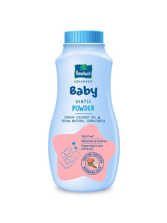 Parachute Advansed Baby Gentle Powder, Enriched with Virgin Coconut Oil, 200 gm