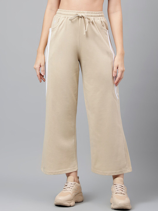 MKH Women Mid-Rise Relaxed-Fit Dry Fit Track Pants