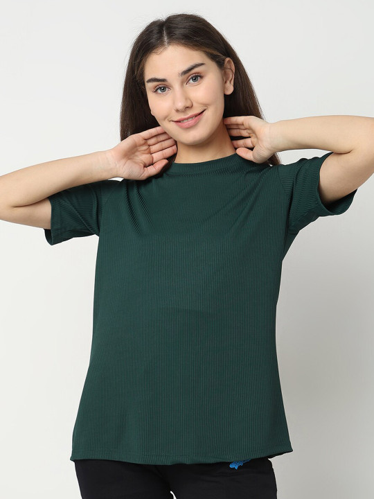 Smarty Pants Ribbed Anti Odour Cotton Lounge T-shirt