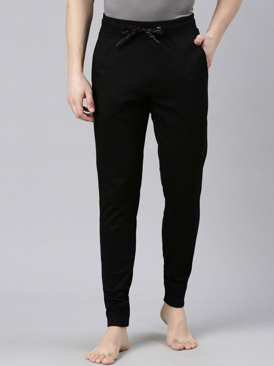 FASO Men Slim-Fit Cotton Lounge Pants