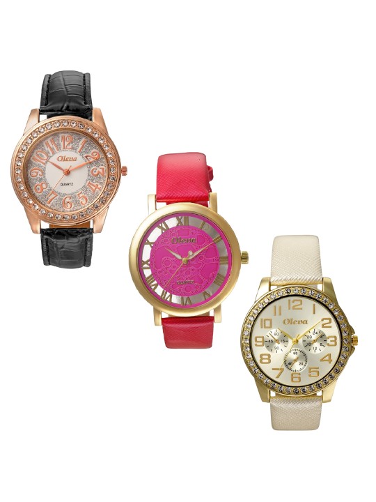 Women White & Pink Analogue Watch