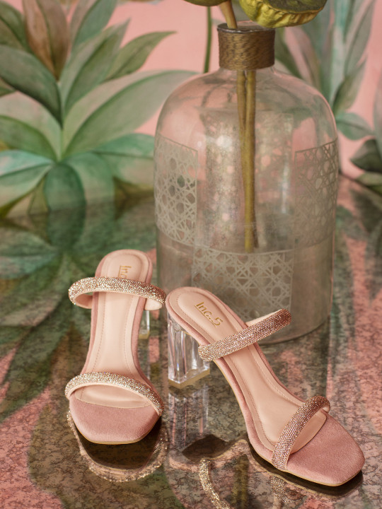 Inc 5 Embellished Party Block Heels