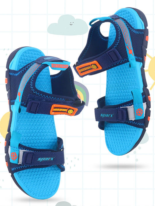 Sparx Kids Brand Logo Printed Sports Sandals
