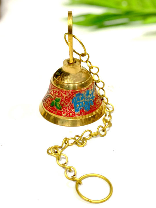 DSH Crafting Your Curiosity Brass Easy to Clean Navratri Pooja Bell