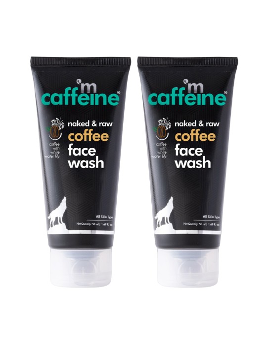 Mcaffeine Set Of 2 Naked & Raw Coffee Face Wash – 50ml Each