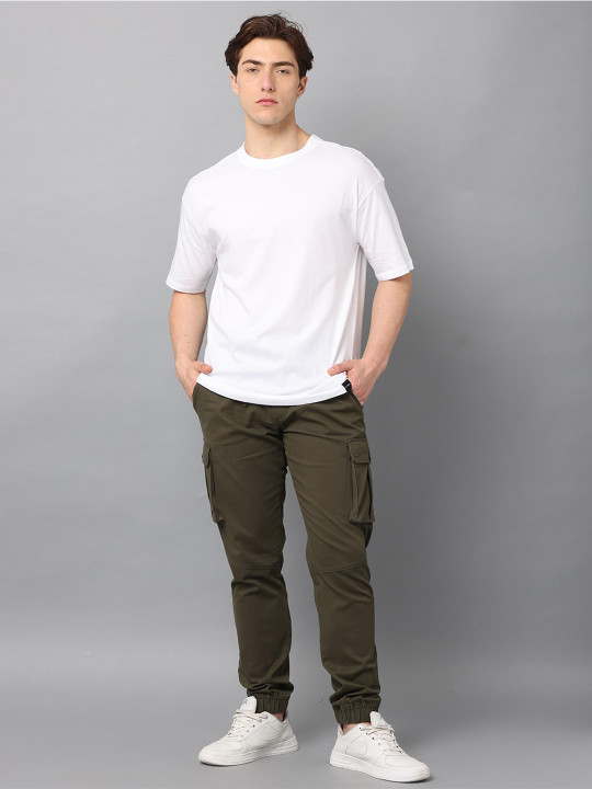 SILISOUL Drop-Shoulder Sleeves Bio Finish Oversized Pure Cotton T-shirt