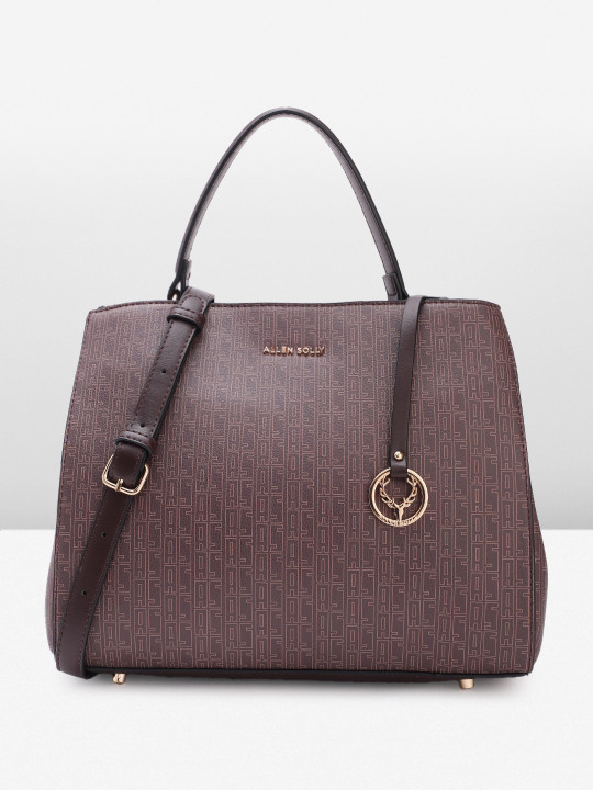 Allen Solly Brand Logo Printed Handheld Bag