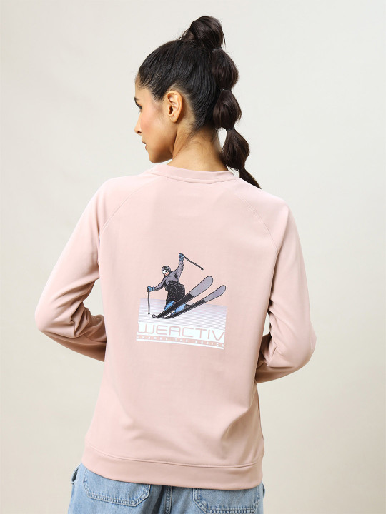 Technosport Graphic Printed Round Neck Dry Fit Lightweight Pullover
