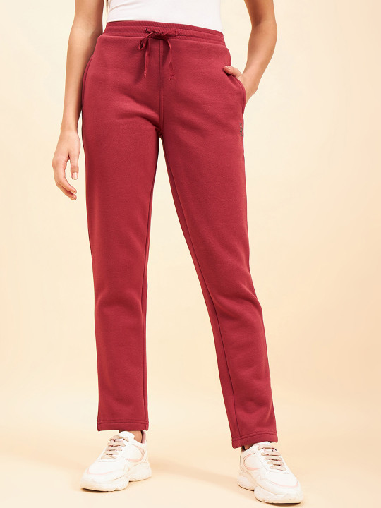 Sweet Dreams Women High Rise Fleece Track Pants