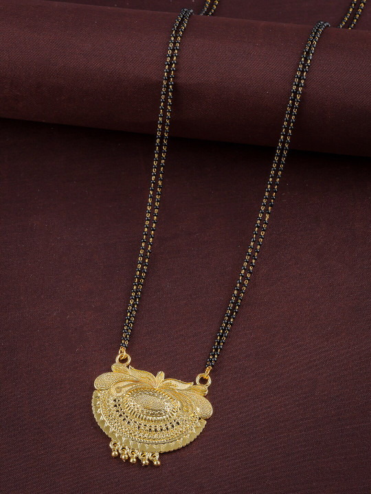 Anouk Gold Plated Beaded Mangalsutra