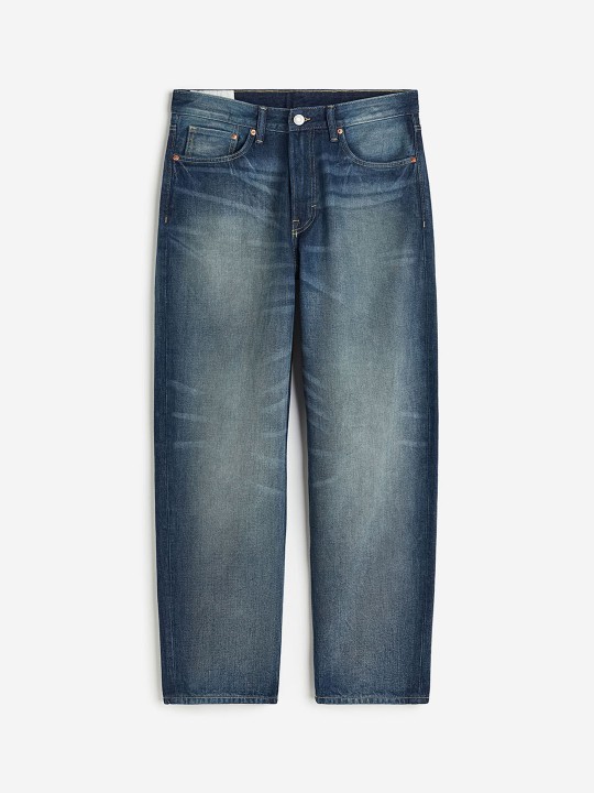 Men Pure Cotton Loose Jeans deal from myntra