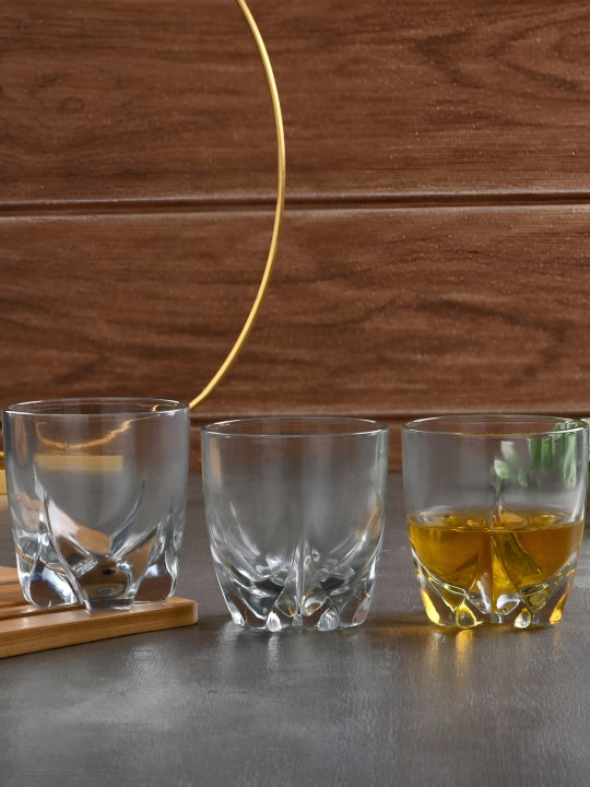 Afast Transparent 3 Pcs Glass Bar & Drinkware 250 Ml