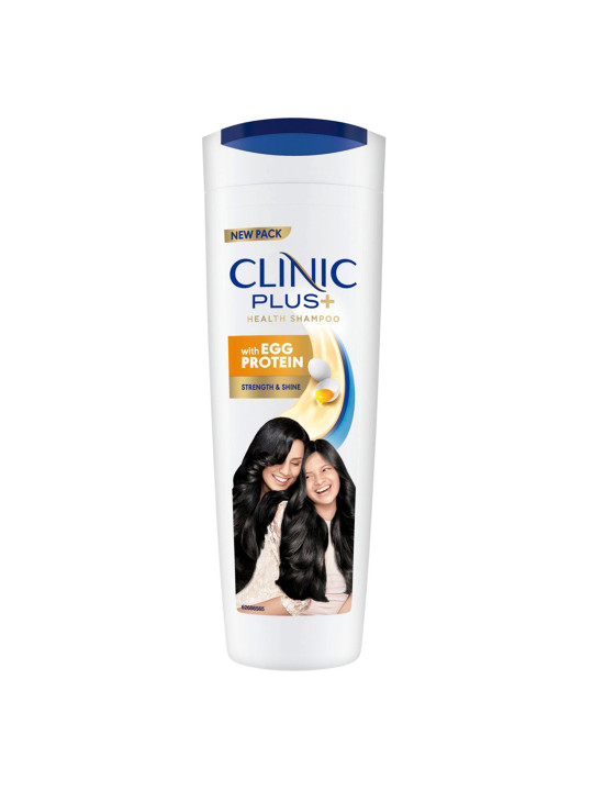 Clinic Plus Strength & Shine Shampoo with Egg Protein To Boost Hair Shine - 355 ml