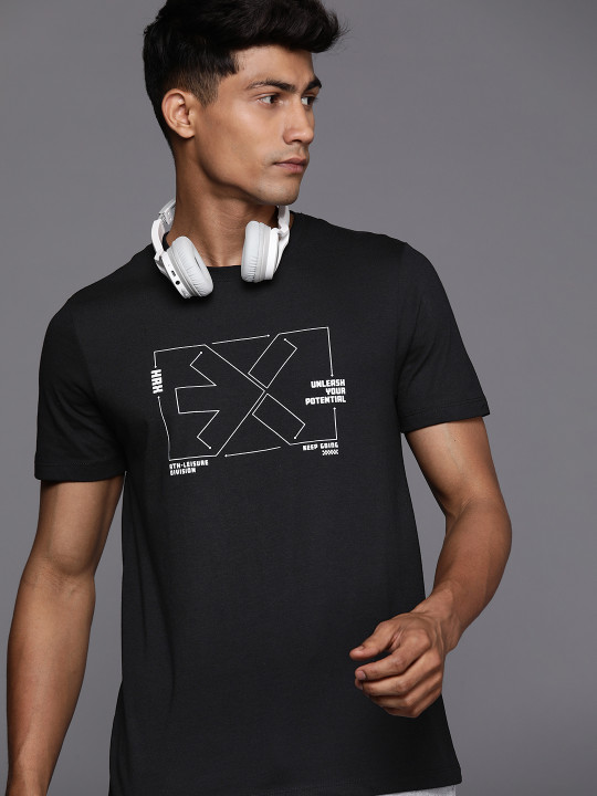 HRX by Hrithik Roshan Men Typography Printed Lifestyle T-shirt